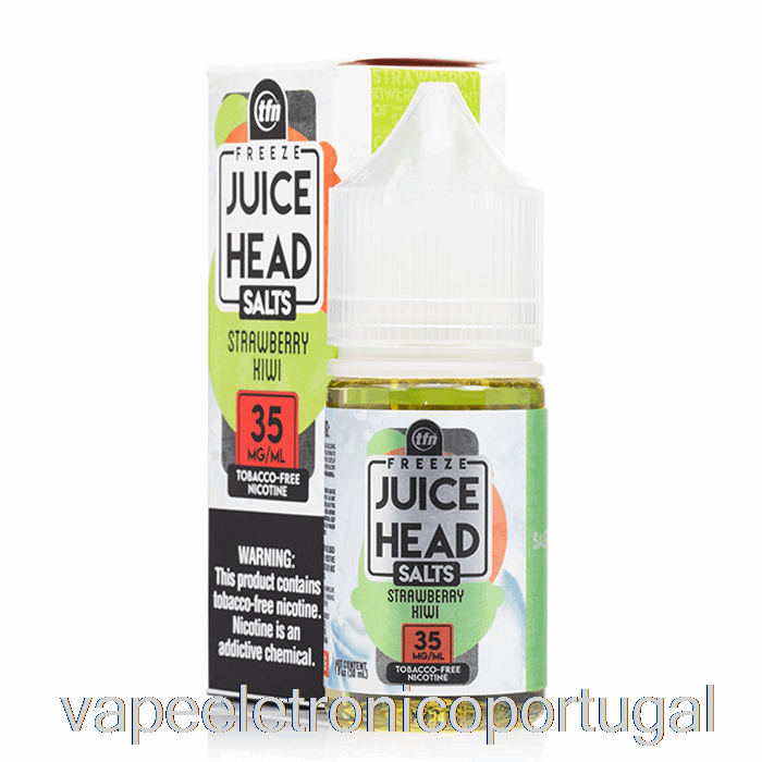 Vape Eletronico Congelar Morango Kiwi - Suco De Sais De Cabeça - 30ml 50mg
